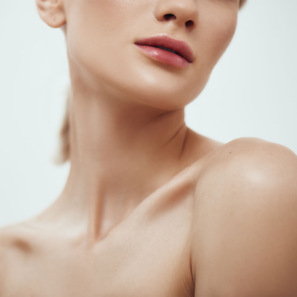 Frau Portrait Schulter