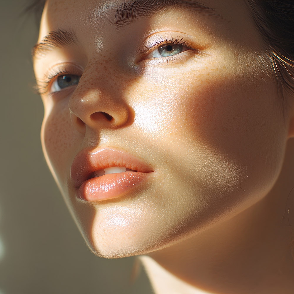 Nahaufnahme Gesicht Frau 